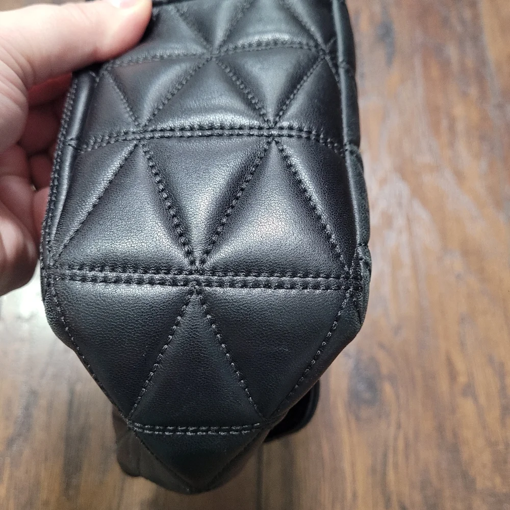 Michael Kors Black Leather Quilted Sloan Bag